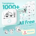 Phomemo T02 Mini Thermal Printer Wireless Mini Pocket Printer, Adhesive Sticker Printer for DIY, Journal, Student Birthday Gift. 