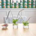 Metal Straws Reusable Stainless Steel Extra Long Drinking Straws for 30oz and 20oz Cups Rumblers Fits all Yeti Ozark Trail SIC & RTIC Tumblers Party With a Clean Brush. 