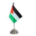 Table Flag with Stand for Office & Home Decor | Executive Desk & Conference Room Decoration | High-Quality Flag for Schools, Offices & Events. 
