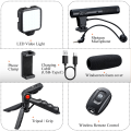 NEW Studio Creator Podcast & Vlogging Kit – Record  your own podcasts and vlogs like your favourite  influencers! Fold-up tripod,  LED light & microphone.. 