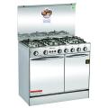 Welcome 5 Burner Gas Cooking Range With Oven Stainless Steel WC-800 - Silver. 