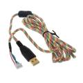 【ZOSR】 DIY Universal Umbrella Rope Mouse Cables Soft Durable Mouse Line Replacement Mouse Wire. 
