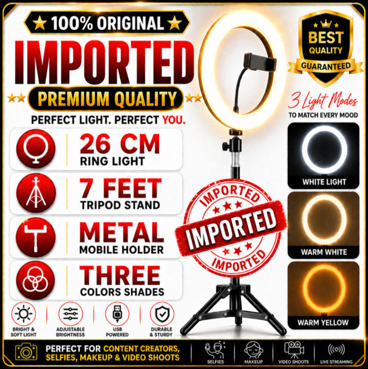 Top%20quality%20Ring%20Light%20with%207ft%20Aluminium%20Tripod%20Stand%20&%20Mobile%20Stand%20Holder%20(3%20Shades%20in%20Light)%20with%20remote%20shutter%20Ring%20Light%20with%20Stand%20-%20Image%206