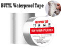 High Polymer Butyl Rubber tape 2inches x 5m, waterproof trap tape, aluminum foil self-adhesive tape, color steel tile roof repair. 