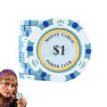High quality clay and embedded iron sheet material make these poker chips durable and perfect for any game.. 