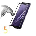 For Samsung Galaxy A8 2018 6D GORILLA Glass Screen Protector Full Edge Cover - Black. 