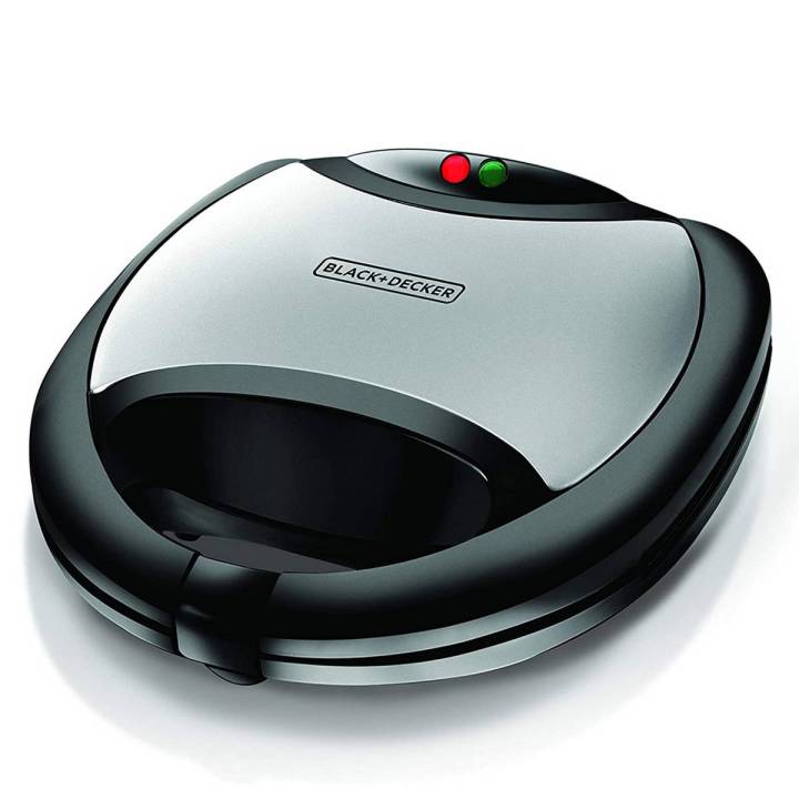 Black & Decker 750W 3-in-1 Multiplate Sandwich, Grill and Waffle Maker TS2090