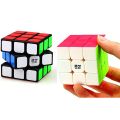 Qiyi Warrior S Rubiks Cube 3x3- Stickerless Magic Speed Cube 3x3x3 Puzzle | Brain sharpener | Brain Teaser | Speed rubiks cube. 