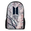 BTS ARMY BAG | Bag for College | Girls college bags | Backpack for BTS | BTS Bags | Pink bag for girls | bts lover , bts , purple lover , bts logo with sleeping tree  background backpack. 