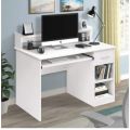 Computer Desk with Shelf and 1 Drawer and Hutch, Laptop Desk with Sliding Keyboard Tray, Study/Writing Table, Home & Office Desk. 