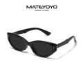 MATEYOYO Women’s Foldable Sunglasses Retro Cat’s Eye Sunglasses Narrow Frame Fashion Summer Sunglasses UV400 Protection Polarized Sunglasses Eyes Protection Eyewear Sun Glasses For Women. 