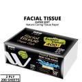 WBM Care Facial Tissue, Super Soft Medium Tissue Pack 200 Sheets – 2Ply. 