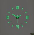 New Acrylic light, Night Clock/ DIY 3D Clocks Night Luminous Large Wall Clock | Glow at Dark Living Room Antique Style Creative Wall Clocks - Glow in the Night Wooden Wall Clock by alhafizwalls. 