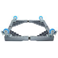Adjustable Fridge Stand with Wheels for Washing Machine and Appliances, Waterproof, Shock-Proof, Vibration-Proof, Heavy Duty, 17-30 Inches. 