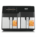RAF Kitchen Appliance Double Two Dual Zone 2 Basket LCD Display Touch Screen Smart Digital Air Fryer R.5342 - 2500W. 