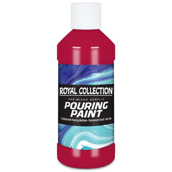 Royal Collection Pigments - Acrylic Paint - Maroon Paint 120ml Bottle