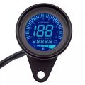 Motorcycle Bike Digital Speedometer Round Universal. 