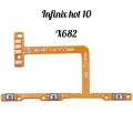 INFINIX HOT 10 X682 POWER FLEX / POWER RIBBON, Power Switch On Off Volume Button Connector Ribbon for INFINIX.. 