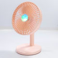 HT-F006 Mini Portable USB Charging 3-Blade Fan With 3 Breeze Gears. 