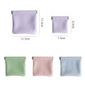 FORBETTER Multicolor Small Coin purse Ins style Earphone Protective Sleeve Cosmetic Bag Portable Lipstick Storage Bag Sundries Case PU Leather Mini Earphone Bag/Multicolor. 