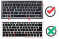 Silicone Lap Keyboard Cover For Acer Acer Swift Go 14 2023 Sfg14 71 / Swift Go 14 Sfg14 41 Not Fit Acer Swift 2021-2018. 
