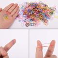 Rubber Band Girls Small Hair Tie Elastic Flexible High Quality Imported Pony - Mini Hair Band - Small Elastic Hair Bands for Kids Braids - Wedding Hairstyle - colorful hair ponies/ ties. 