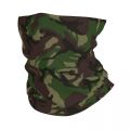 Poppies Muoe Custom British DPM Camo Bandana Neck Warmer Women Men Winter Ski Tube Scarf Gaiter Military Army Camouflage Face Cover Scarf. 