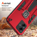 For Motorola Moto G14 Case Hard With Stand Magnetic Shockproof Protective Back Cover Case. 