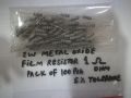Pack Of 100 - Resistor 2 Watt 1Ω Resistance - 2W 1 Ohm. 