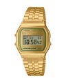 Casio General Gold Stainless Steel Watch-A158WEGV-9ADF. 