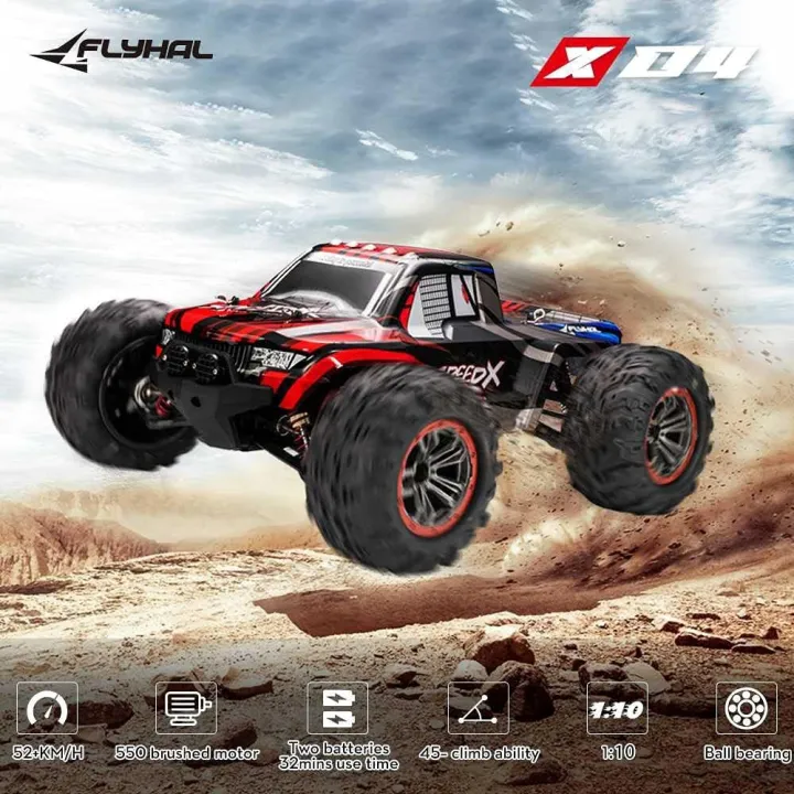 FLYHAL%20X04%20PRO%20RC%20Car%201/10%2052km/h%20High%20Speed%20Drift%20Vehicle%2032MPH%20Scale%204WD%20Off-Road%20Remote%20Control%20Auto%20For%20Boys%20Kids%20Gift%20Toys%20-%20Image%204