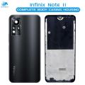 Infinix Note 11 Housing Middle Frame With Side Button and Camera Lens Complete Body Casing Replacement For Note 11 - Black. 