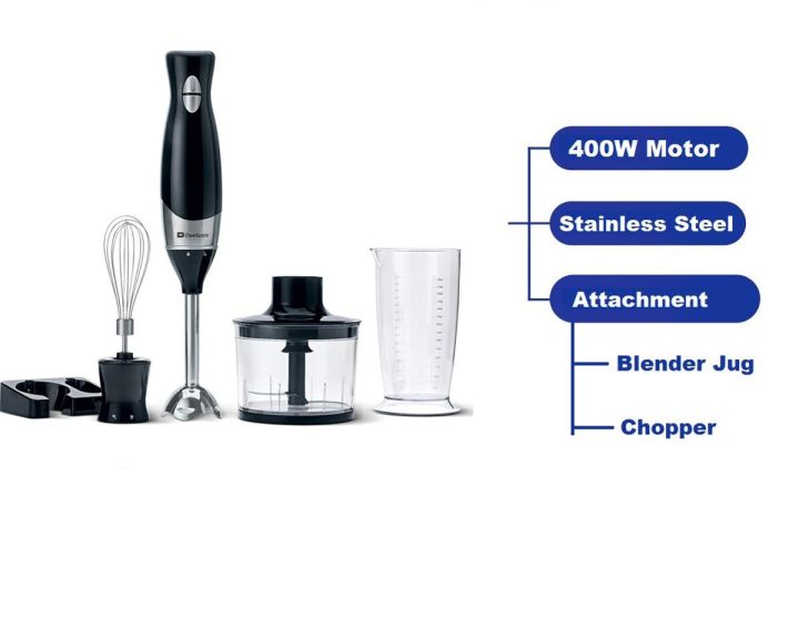 Dawlance Hand Blender With multiple attachments - DWHB 875- 400W- Black