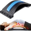 Back Pain Relif Stretching Spinal Device Back Massager For Bed & Chair & Car Multi Level Lumbar Support Stretcher Spinal Lower And Upper Muscle Pain Relief Magic Back Stretcher Lower Lumber Massage Support Massage Posture Corrector . 