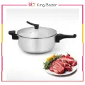 AR Heavy Weight Aluminum Cooker with Double Lid – 5L to 11L  High-Performance Pressure Cooker. 