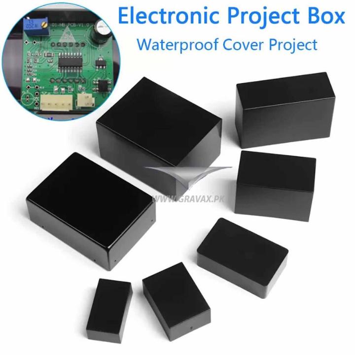 Waterproof Black DIY Housing Instrument Case ABS Plastic Project Box Storage Case Enclosure Boxes junction box