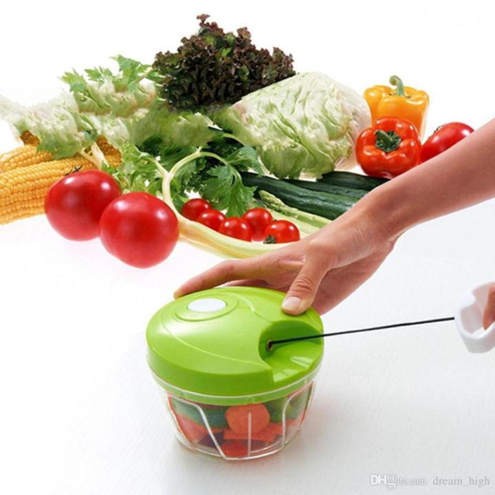Mini Speedy Chopper Manual Hand Pull Vegetable & Meat Mini Turbo Cutter