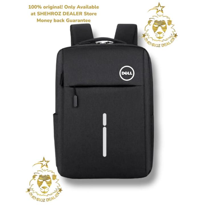 Laptop bag Dell laptop bag Water Resistance Water proof Travelling bag Laptop bags for men Business purpose bag office bag dell bag comfortable bag Student bag university bag. Daraz.pk