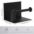 304 Stainless Steel Wall Mounted Tissue Holder Paper Roll Holder. 