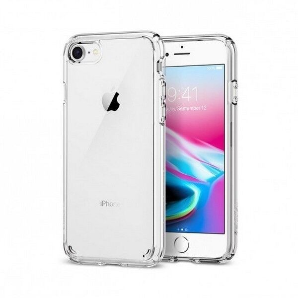 iPhone%20SE%203/2%20(2022/2020%20Edition),%20iPhone%208%20and%20iPhone%207,%204.7-Inch,%20Shockproof%20Bumper%20Cover,%20Anti-Scratch%20Clear%20Back%20(Clear)%20-%20Image%202