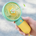 Summer Keychain Ceiling Fan Portable USB Rechargeable Ultra Light Handheld Flower Mini Fan. 