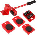 Furniture Moving Tool, 5 in 1 Heavy Duty Furniture Mover Kit, All-in-One Transport Lifter and Shifter, Rolling Wheels and Corner Movers for Effortlessly Moving House Cabinets, Sofas, Beds & Desks, Perfect for Home and Office by HOVEL E BIZ. 