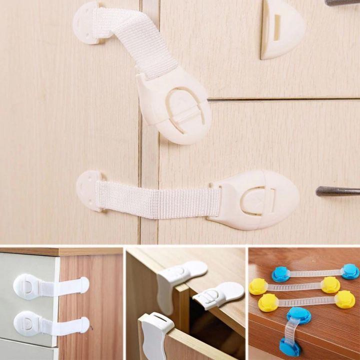 Cupboard door child safety catch best sale