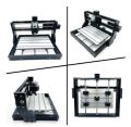 CNC 3018-PRO Router Kit GRBL Control 3 Axis Plastic Acrylic PVC Wood Carving Milling Engraving Machine, XYZ Working Area 300x180x45mm. 