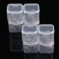 Cube Storage Box Transparent Bead Jewelry Container Case Square Plastic DIY Nail Art Packaging Portable Organizer. 
