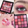 16 Colors Ultimate Shadow Palette Matte Glitter Purple Eyeshadow Palette Neon Powder Pigments Cosmetics. 