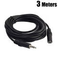 3.5mm Male to Female AUX Audio Extension Cable for Headphones and Speakers, 3, 5, 7 Meter. 