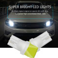 2x 12V T10 Led COB 3D 3W Ceramic Chip For Car Wedge led Door Light. 