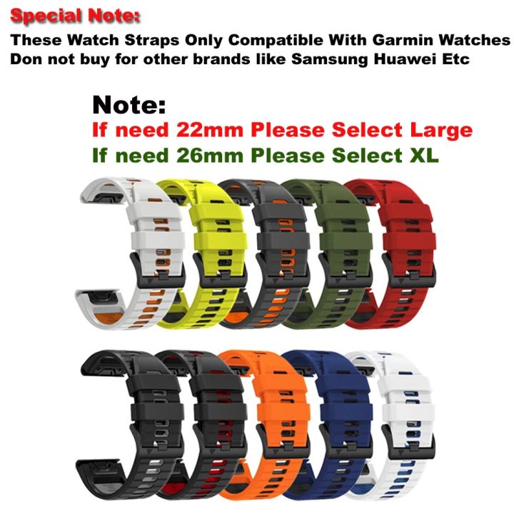 Replacement Watch Band Strap For Garmin Fenix 6 6x Fenix 7 7x Pro Forerunner 965