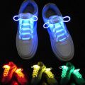 Flash Colorful Fluorescent Stick Shoelaces for Night Running Lazy Sport Shoe Laces. 